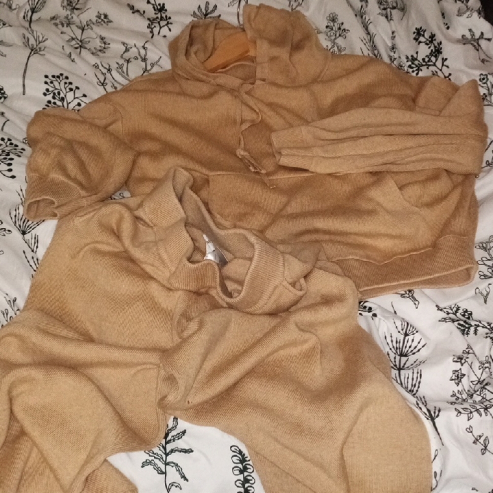 Women's Tan Pantsuit